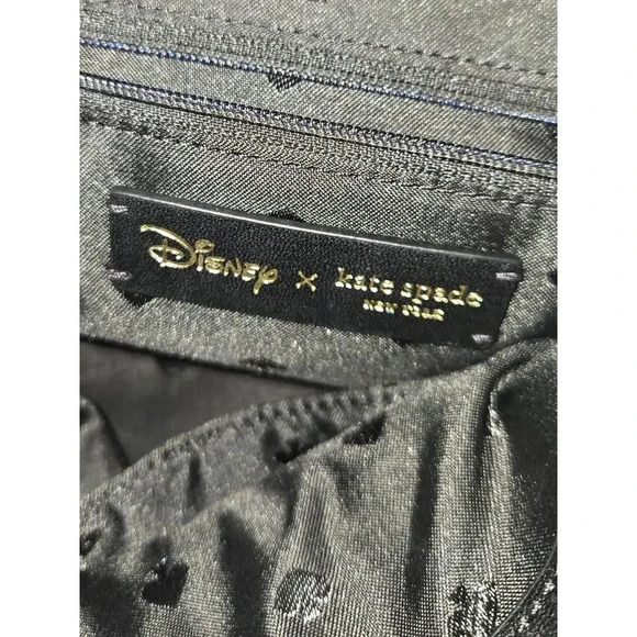 Kate Spade x Disney Minnie Mouse Polka Dot Leather Backpack - Picture 10 of 14